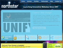 Tablet Screenshot of northstarwebdesign.com